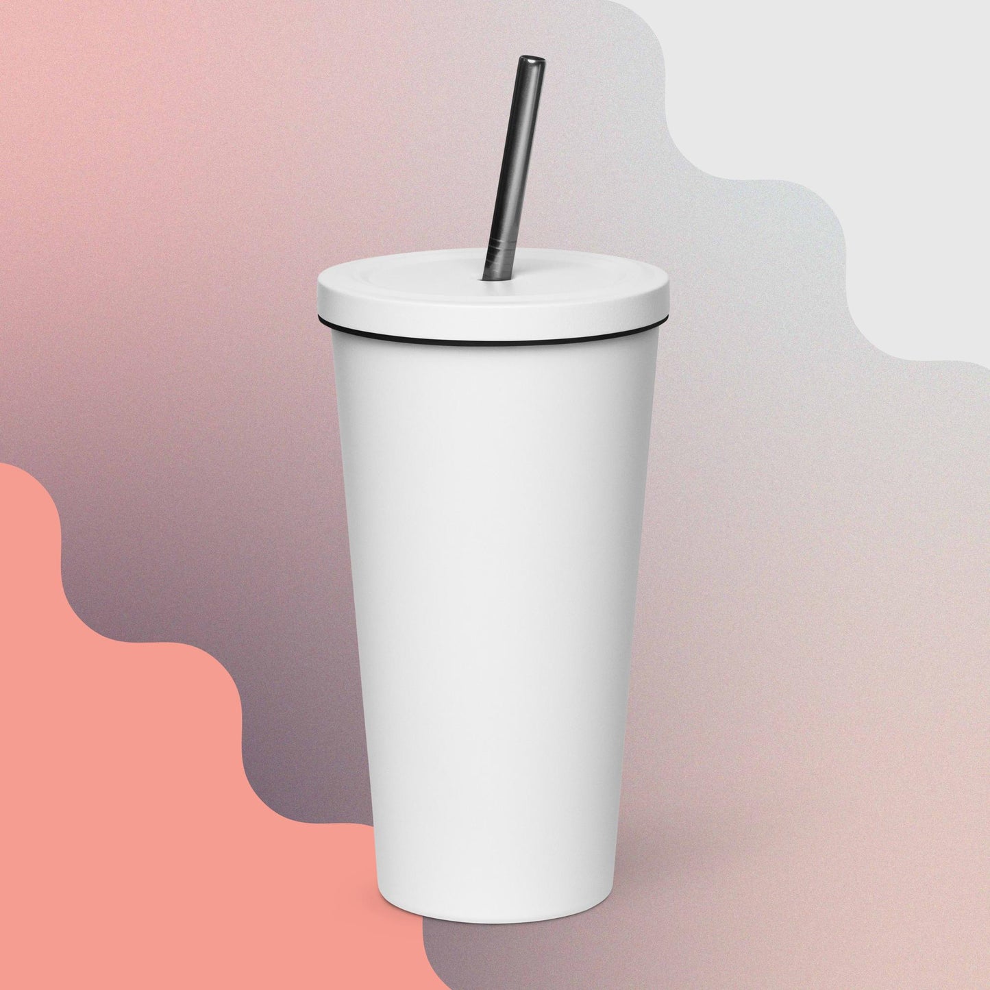 I'm too clumsy to be around fragile masculinity Insulated tumbler with a straw