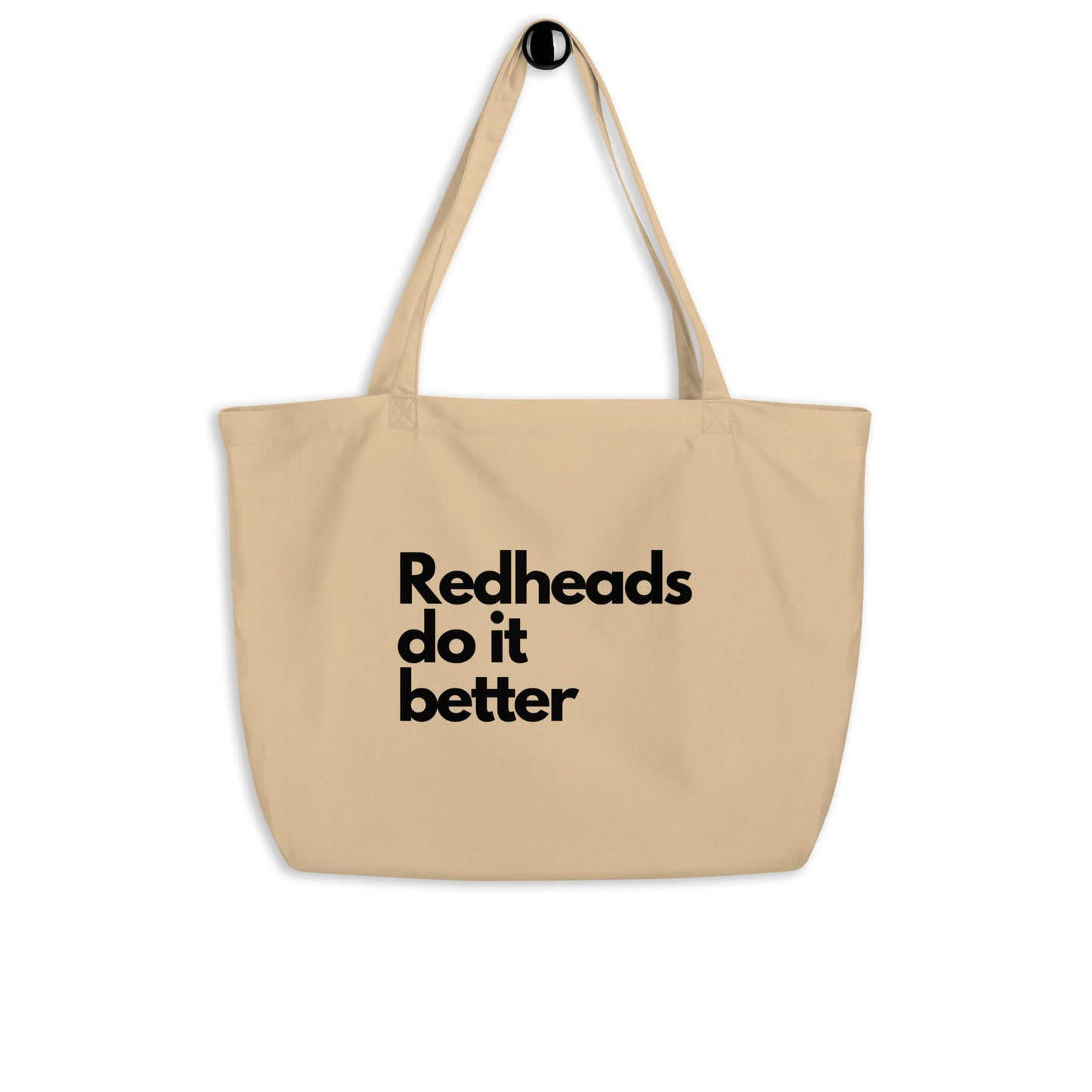 Redheads Do It Better Large organic tote bag